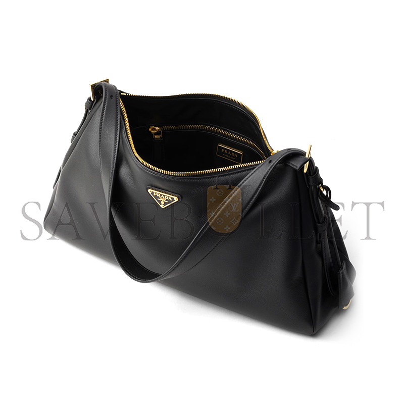 PRADA AIMÉE LARGE LEATHER SHOULDER BAG 1BC228 (39*23*12cm) PRADA AIMÉE LARGE LEATHER SHOULDER BAG 1BC228 (39*23*12cm)